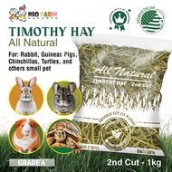 NIOFARM ALL natural - Timothy Hay 1 kg Premium GRADE a Timothy Hay 2nd Cut/ Grass Hay Timothy Rabbit
