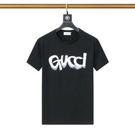 GUCCI1970 New Thin Casual Loose Round Neck T-Shirt Men