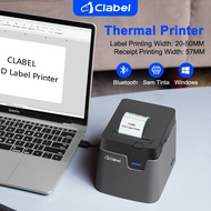 CLABEL 221D Bluetooth Thermal Printer Barcode Receipt Printer 57MM For POS Receipt Label Printer App