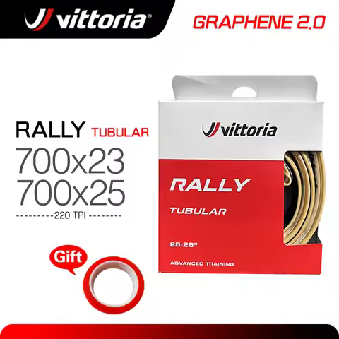 Vittoria Rally Road Bike Tubular Tires 700c X 25mm 220TPI Rubber tubular bicycle tire 700C rim cycli