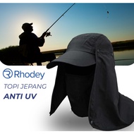 Rhodey Japanese Fishing Hat Anti UV Outdoor Fishing Hat Nylon Fishing Hat/ Anti-UV Hat/