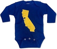 Sol Baby Northern Cali Love Berkeley Themed Unisex Baby Long Sleeve Bodysuit for Baby, Newborns to Infants