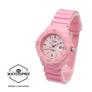 [Watchspree] Casio Ladies' Analog Pink Resin Band Watch LRW200H-4E4 LRW-200H-4E4 [Kids]