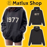 FEAR OF GOD ESSENTIALS SS22 1977 hoodie, high quality cotton felt, 1977 FOG ESSENTIALS fleeceJacket,