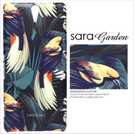 【Sara Garden】客製化 手機殼 ASUS 華碩 Zenfone3 Deluxe 5.7吋 ZS570KL 質感 叢林 九色鳥 手工 保護殼 硬殼