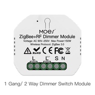 MOES Tuya ZigBee 3.0ไฟอัจฉริยะโมดูลรีเลย์สวิตช์1/2/3แก๊งฉลาด Life/Tuya App Controlทำงานร่วมกับ Alexa