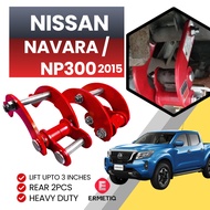 ERMETIQ SHACKLES LIFT UP TO 3INCHES COMFORT SHACKLES KIT NISSAN NP300 2015