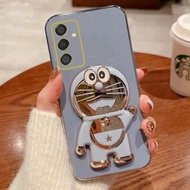 Softcase SAMSUNG A15 A25 A35 A55 Premium Silicon Case free Doraemon Phone Holder