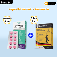 Buy 3 Free 1 Hegen Pet Wormrid Tablet For Nematocide Deworm Heartworm Pampurga Sa Aso For Dogs & Cat
