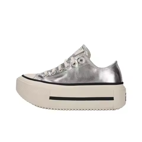 Converse Chuck Taylor All Star Lift Skateboard Shoes Unisex Low Top Silver A16406C