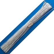 30 Gauge White Cotton Covered Floral Wire - 120 feet per Bundle (36.6m) in 12 inch (30.5cm) Lengths