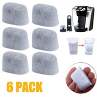 6 Pack Charcoal Water Filters For Breville Espresso & Coffee Makers BWF100