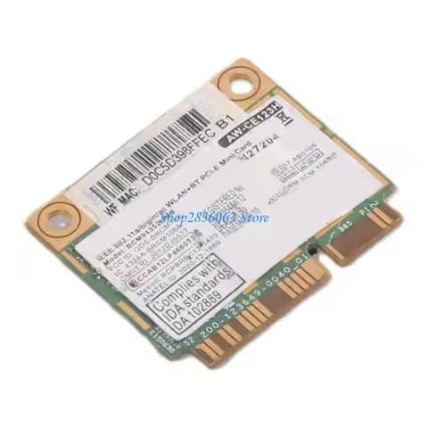 831D 867Mbps Dual Band 2.4Ghz+5Ghz Wifi Wireless Mini PCI-E Card Bluetooth-compatible