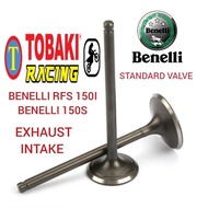 BENELLI RFS 150I<150S<  EXHAUST<INTAKE  VALVE TOBAKI