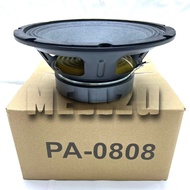 Speaker Component LAD PA 0808 Original 8 inch Midle PA-0808