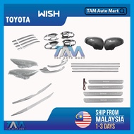 Toyota Wish Interior Exterior Decoration Chrome Black Carbon Fiber  AE20 (2009-2025) Tam Auto Mart C