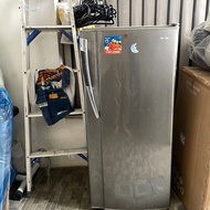 Kulkas 1 Pintu Bekas Sharp SJ S190T RD Abu Minus Karet Pintu Tutup Freezer