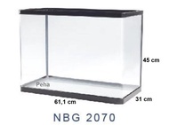 Aquarium Ikan - Akuarium Nisso Manta - Kaca Lengkung p 60 cm NBG 2070