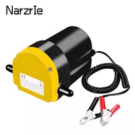 12V Electric Car Oil Pump Crude Oil Fluid Pump 60W Extractor Transfer Engine Suction Pump + Tubes for Auto Car Boat Moto