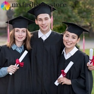 MXFashionE Graduation Season Academic Robe - Solid Color Gown for Students