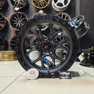 [1PC] New Sport Rim 4X4 18inch GRAXY 203 18X9JJ ET0 6H139.7 MOGMBL