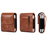 Phone Pouch For OPPO Find N2 N3 Flip N2Flip N3Flip Case PU Leather Universal Belt Bag With Strong Ma
