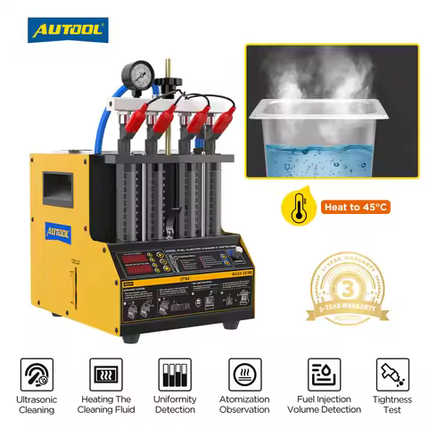 AUTOOL CT160 Fuel Injector Tester Injector Cleaning Machine Injectors Machine Clean Automotive Injec