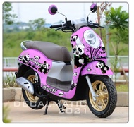 Decal Scoopy Full Body Stiker Full Body Scoopy FI Sporty - Stylish -  Prestige - Panda