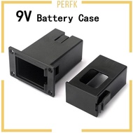 [Perfk] 9V Battery Box Holder, Case Cover Case 9V Battery For Guitar 56.5x50x31mm