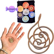 ROCKWAIN11 Copper Palm Ring, Jewelry Accessories Handmade Spiral Palm Ring,  Adjustable Reiki Energy