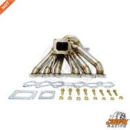 JKVK RACING 50mm T38 Wastegate T4 3mm Thick Steam Pipe Turbo Manifold  For 2JZ-GTE 2JZ GTE Equal Len