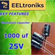 1000 uf 25V 1000UF 25 V Electrolytic Capacitor 3 pcs/set MADE IN JAPAN