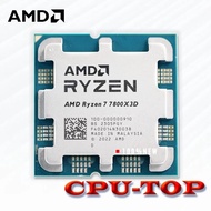 R7 AMD Ryzen 7 7800X3D 7800X3D 4.2 Ghz 8-Core 16-Thread 5NM PCIE5.0 120W 96M 100-100000910 LGA AM5ไม