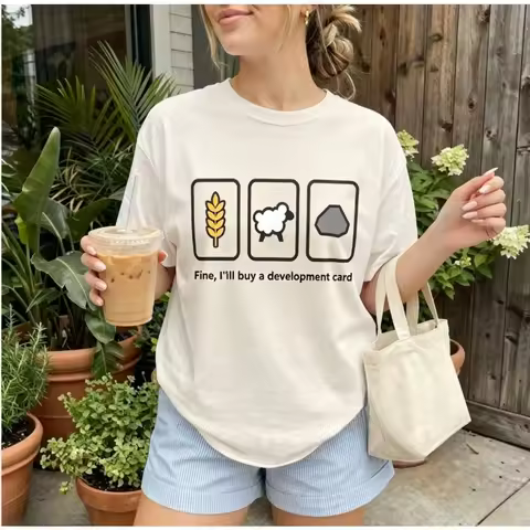 Catan Shirt Funny Board Game T-Shirt Development Card Unisex Bella Canvas Kawaii Clothes Aesthetic C