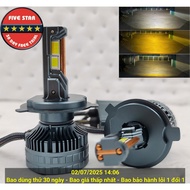 [FIVE STAR F89] 70W 3-Color LED Headlight for Cars and Motorcycles 12V 24V - CSP8050 Chip 3 Super Br