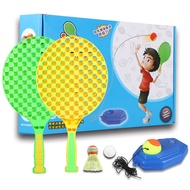 MultiFunctional Children Tennis Training Set Ping Pong and Badminton Practice for Self Exercise Indoor Fun