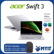 Acer Swift 3 Laptop SF314-43-R5AD / SF314-43-R2LT / SF314-43-R2BM 14" Laptop AMD Ryzen 5 R5 5500U 8GB DDR4 RAM 512GB SSD