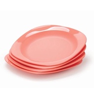 Tupperware Dinner Plates Tupperware Bloomia Plate (4Pcs) [A08]