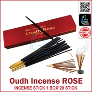Oodh Rose INCENSE STICK 1 Box X 20 STICK