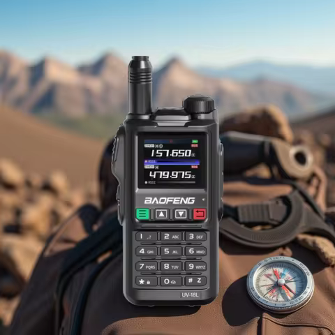 Baofeng UV-18L GP high-power walkie-talkie FM/NOAA/999CH wireless frequency replication long-distanc