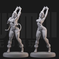 Af 1/24 Jami Street Fighter Fighting Game 18 Scale GK White Mold Figure 3D Printed Soldier Model 3