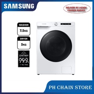 (COURIER SERVICE) SAMSUNG WD75T504DBW/FQ 7.5KG/5KG FRONT LOAD WASHER DRYER WITH ECOBUBBLE™