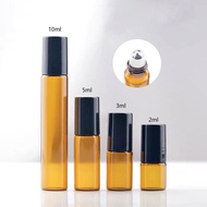MALAYSIA..... 1ml 2ml 3ml 5ml 10ml Amber Glass Roll on Bottle Essential Oil Vials Brown roller glass