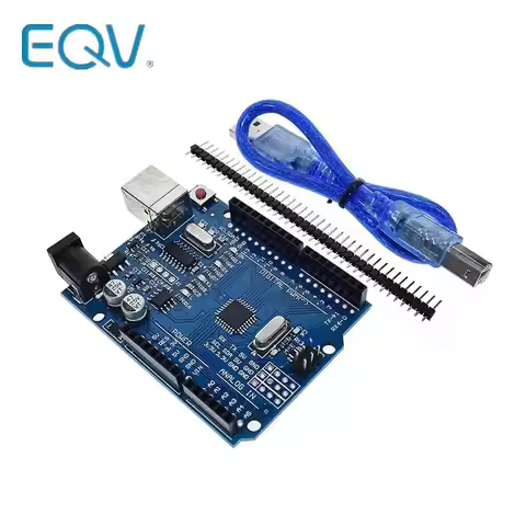 modified version One set UNO R3 CH340G+MEGA328P Chip 16Mhz For Arduino UNO R3 Development board + US