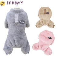 JEROMY Dog Jumpsuit, Warm Cute Puppy Pajamas, Overalls Soft Pullover Coat Winter Pet Costume Poodle