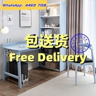 🌟包送貨-  實木書桌 書枱書架一體組合櫃組合枱 兒童書桌 學習桌 轉角書桌 電腦桌 電腦枱 寫字台 書架組合架全新包送貨 desk