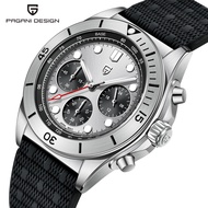 PAGANI DESIGN Original Japan VK63 Men Business Quartz Watch Waterproof Luminous Stainless Steel chro