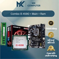 Combo i5 4590 Main H81 Ram 8GB Dr3 bus 1600