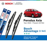 Bosch Advantage U Hook Wiper Set for Perodua Axia D74A  (21"/14")