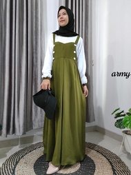 KV.GROSIR Gamis Elma Overall Ity Crepe | Gamis Ity Crepe Premium Dress Remaja Overall